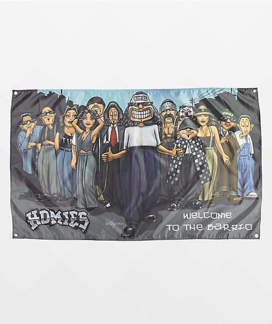 ドッグタグ All My Homies Family Day DGA Homies Barrio Banner | Zumiez