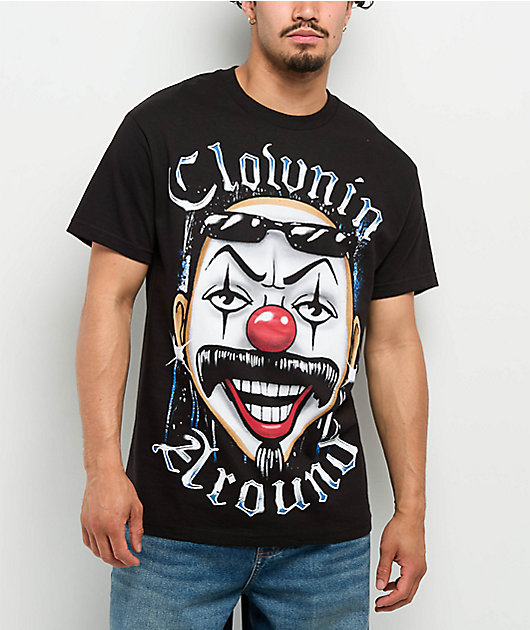 DGA Homies Big Face Clown Black T-Shirt
