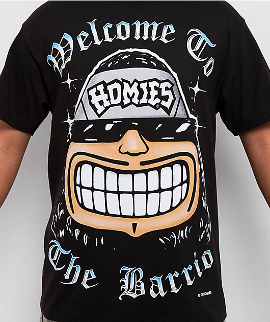 DGA Homies Big Face Smiley Black T-Shirt | Zumiez