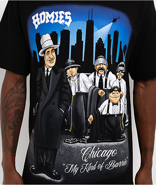 DGA Homies Chicago Black T-Shirt