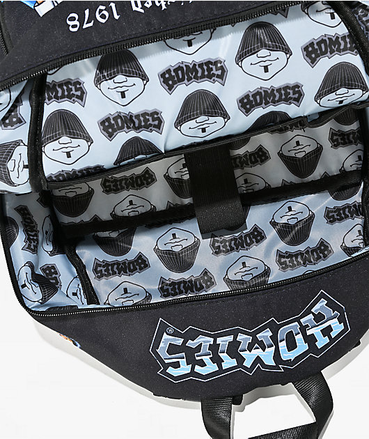 DGA Homies Chillin Black Backpack