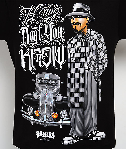 DGA Homies Don't You Know Me Black T-Shirt