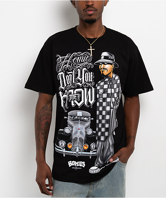DGA Homies Don't You Know Me Black T-Shirt