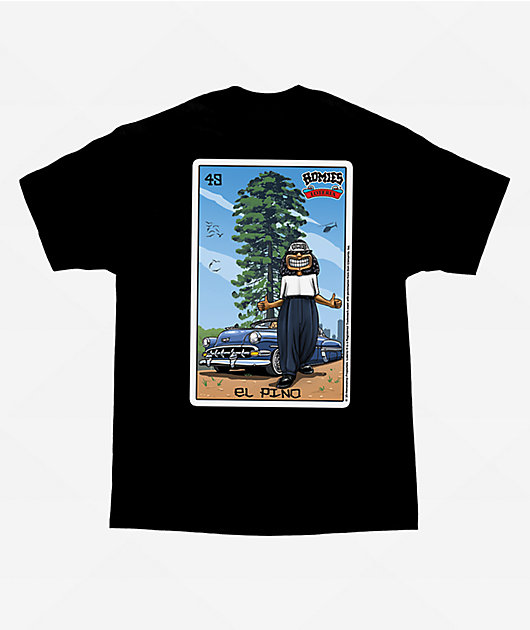 DGA Homies El Pino Black T-Shirt