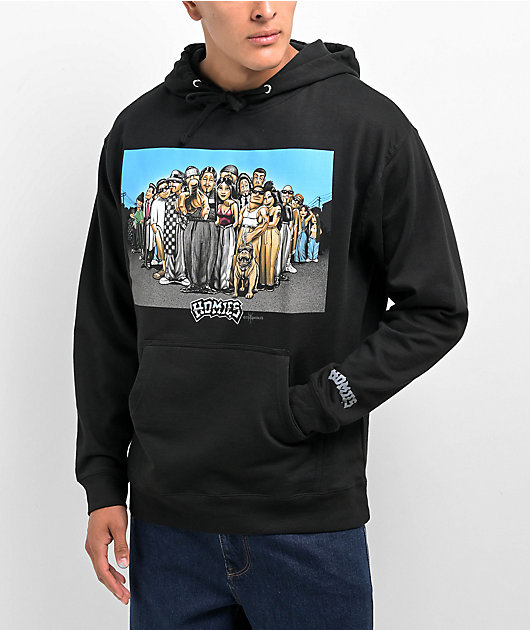 DGA Homies Group Black Hoodie