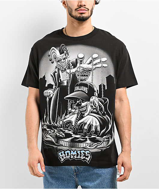 DGA Homies Joka Jams Black T-Shirt | Zumiez