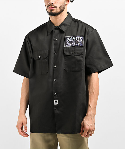 DGA Homies Jokers Wild Black Button Up Short Sleeve Shirt | Zumiez