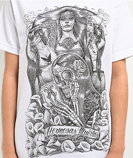 DGA Muertas White T-Shirt | Zumiez