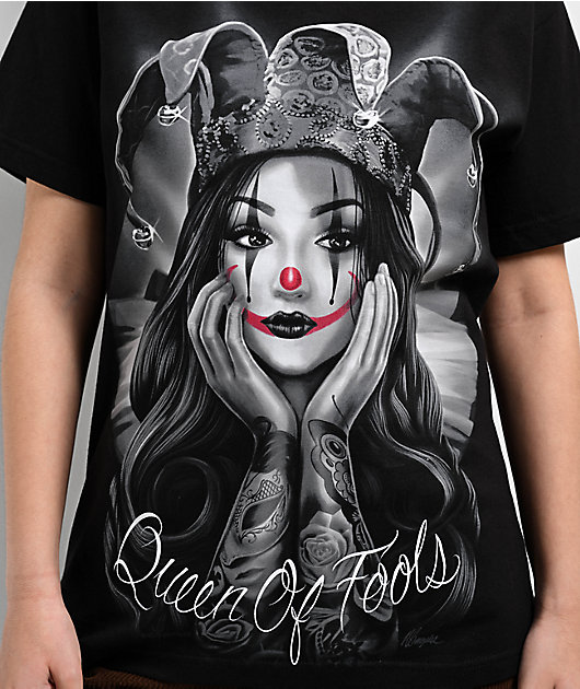 DGA Queen Of Fools Black T-Shirt