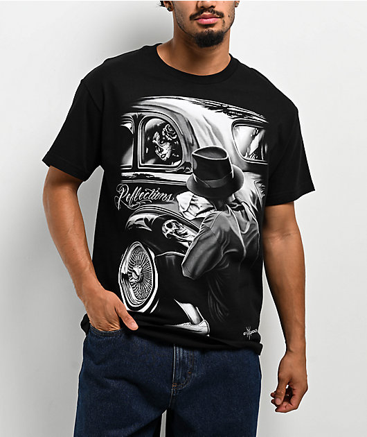 DGA Reflections Black T-Shirt | Zumiez