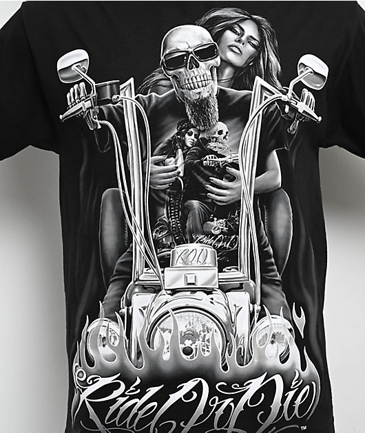 DGA Ride Or Die My Old Lady Black T-Shirt | Zumiez