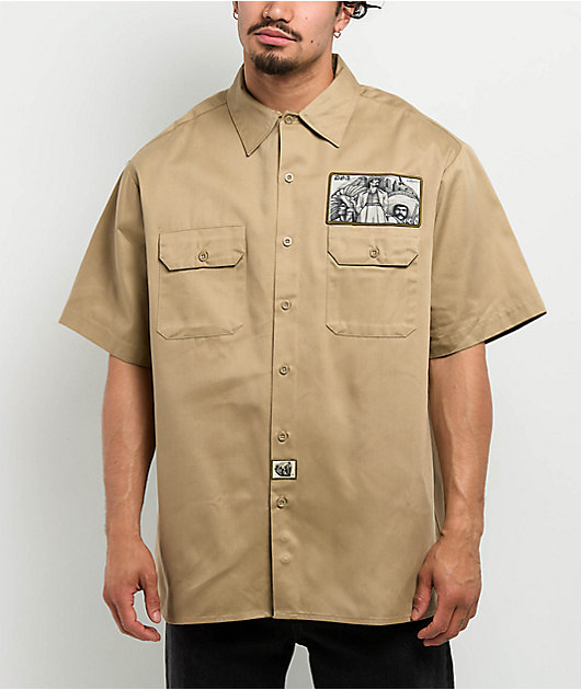 DGA Soy Chicano Khaki Work Shirt