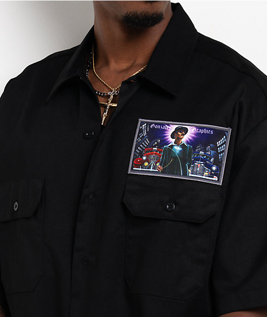 DGA Vato Loco Black Work Shirt