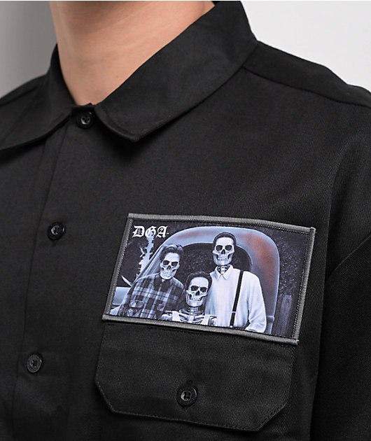 DGA Vatos Locos Black Work Shirt