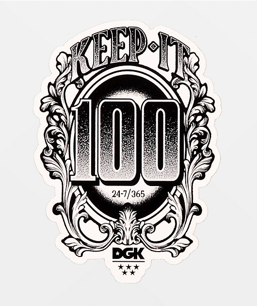 Dgk 100 Sticker Zumiez