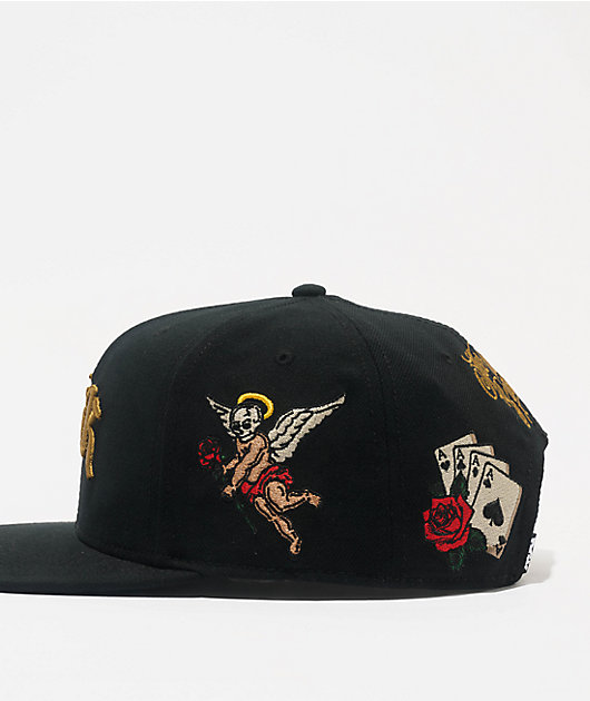 DGK Aces Black Snapback Hat | Zumiez