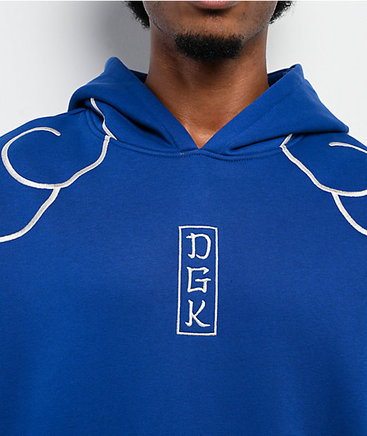 DGK Arashi Blue Heavyweight Hoodie