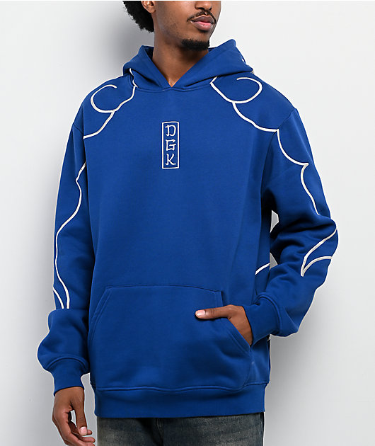 DGK Arashi Blue Heavyweight Hoodie | Zumiez