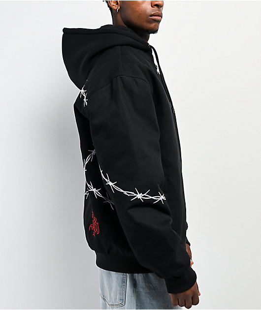 DGK Armory Black Hooded Bomber Jacket | Zumiez