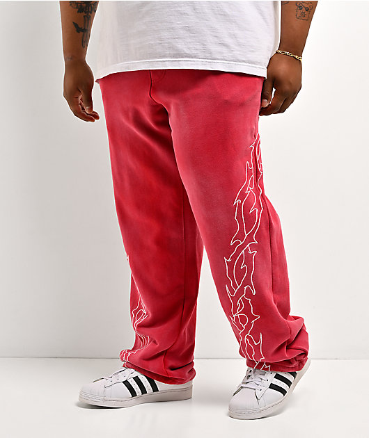 DGK Battalion Red Wash Sweatpants