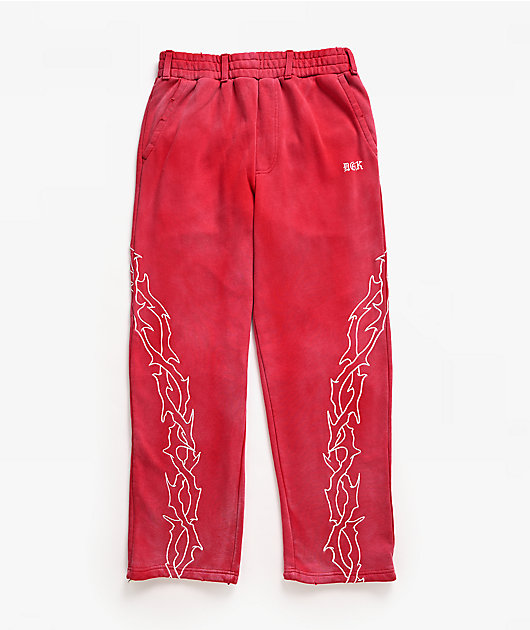DGK Battalion Red Wash Sweatpants