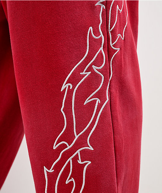 DGK Battalion Red Wash Sweatpants