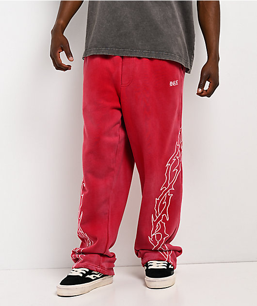 DGK Battalion Red Wash Sweatpants