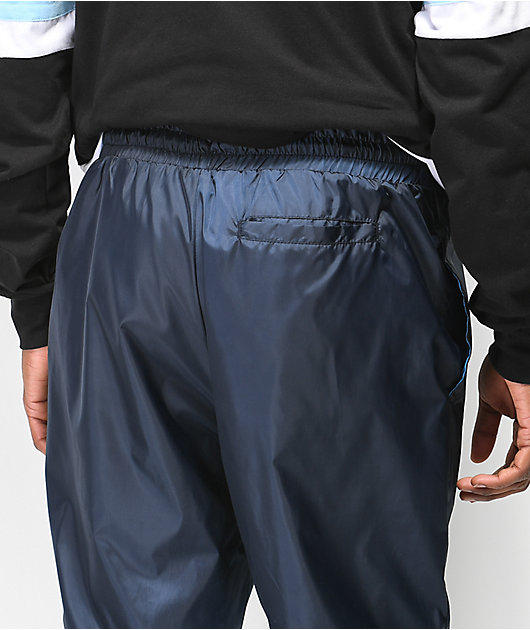 navy track pants mens