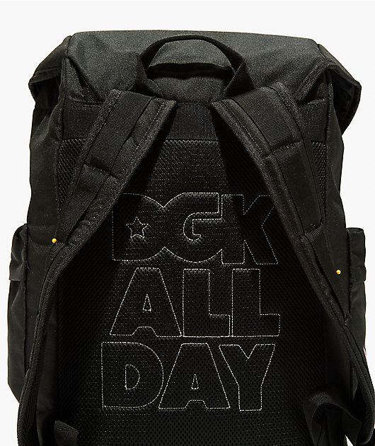 DGK Blossom Black Top Load Backpack