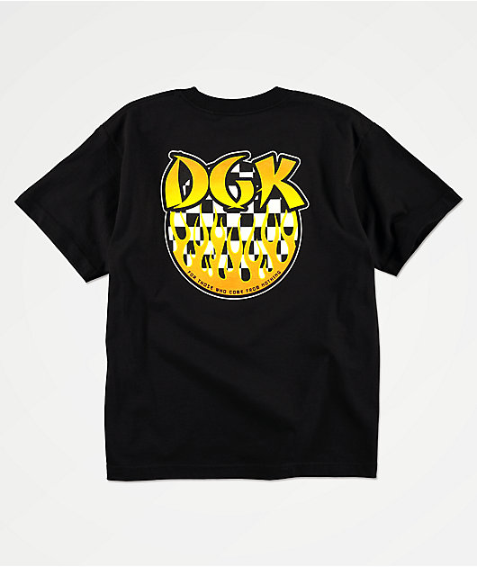 DGK Boys Ghetto Fire Black T-Shirt
