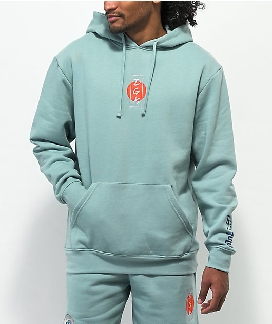 seafoam green champion hoodie