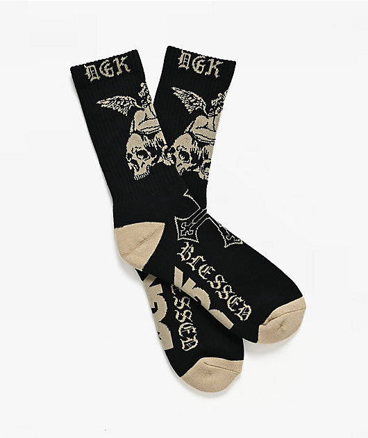 DGK Celestial Black Crew Socks