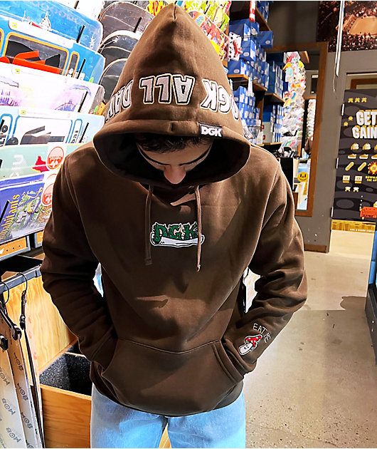 DGK Chaos Brown Hoodie Zumiez