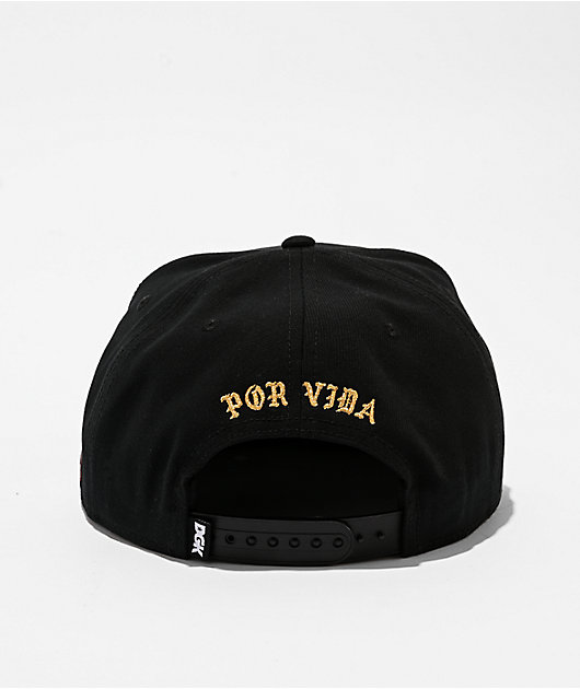 DGK Ciudad Black Snapback Hat