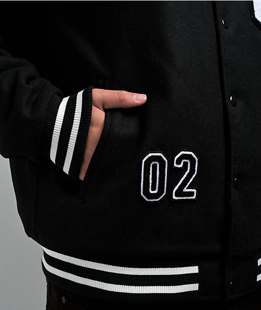 DGK Cultivators Black & White Varsity Jacket