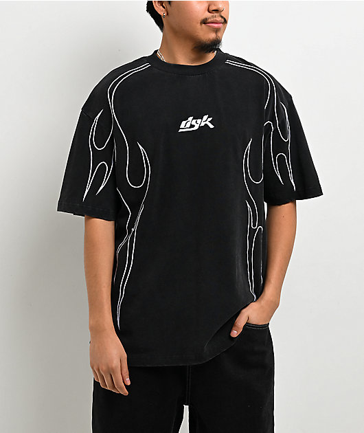 DGK Cutlass Black Wash Boxy T-Shirt | Zumiez