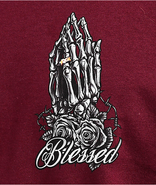 DGK Devoted Burgundy T-Shirt