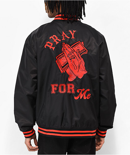 DGK Devotion Red & Black Varsity Jacket