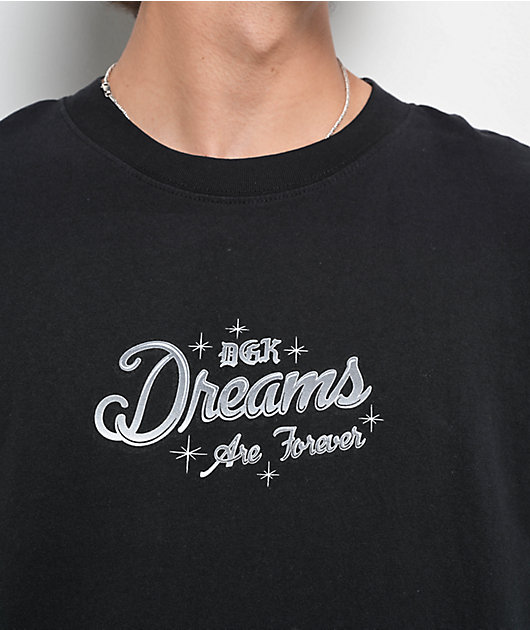 DGK Dreams Are Forever Heavyweight Vintage Black T-Shirt