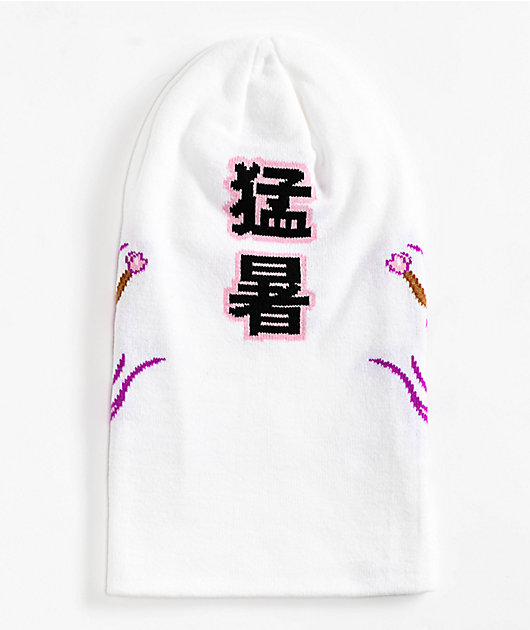 DGK Fire Blossom White Balaclava