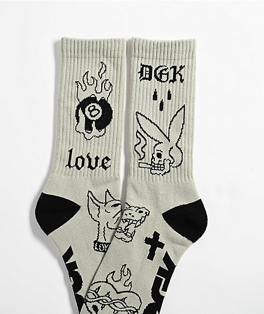DGK Flash Tan Crew Socks