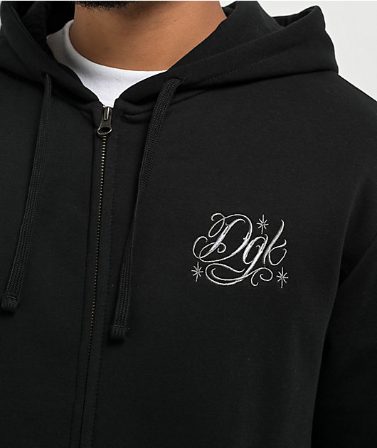 DGK Fool For You Black Zip Hoodie