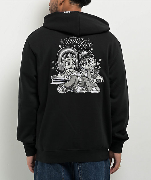 DGK Fool For You Black Zip Hoodie | Zumiez
