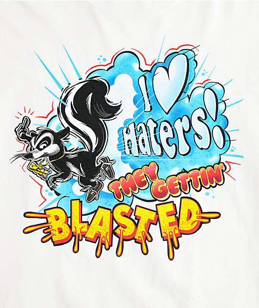 DGK Get Blasted Heavyweight White T-Shirt