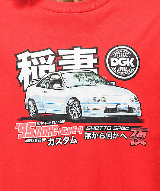 DGK Ghetto Spec Red T-Shirt
