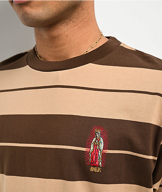DGK Glory Brown & Tan Knit T-Shirt