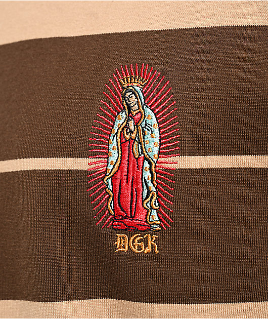 DGK Glory Brown & Tan Knit T-Shirt