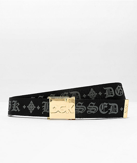 DGK Glory Scout Black Web Belt | Zumiez