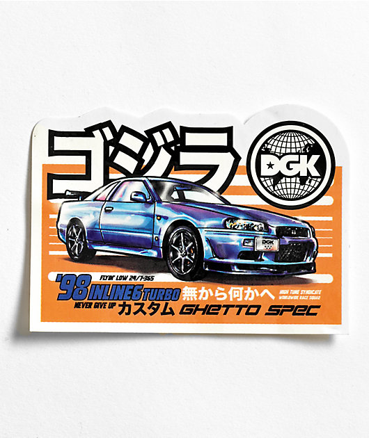 DGK Godzilla Sticker | Zumiez