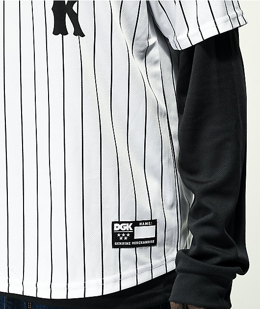 DGK Good Luck 2Fer White & Black Baseball Hoodie